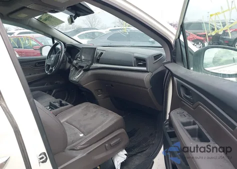 2018 Honda Odyssey Ex-L from USA, damaged, VIN 5FNRL6H77JB032823